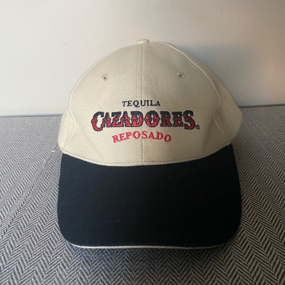 Tequila Cazadores Embroidered Logo Two Color Velcro Closure Cap